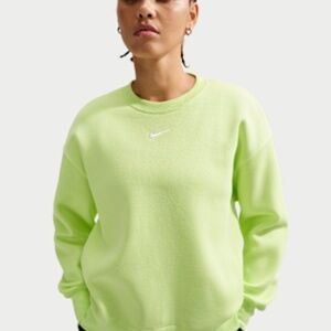 Nike Sportswear phoenix fleece oversized crew neck sweatshirt (097)